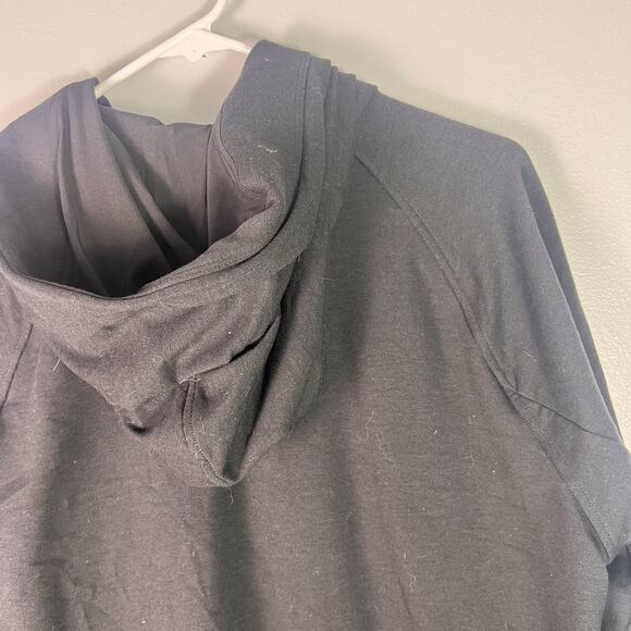 Lululemon Men's Sz M Black Hoodie City Sweat Pride Oversized Rainbow Casual - Picture 8 of 10